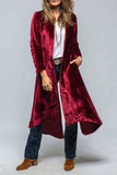 Slit Back Open Front Cardigan - Trendsi - Flyclothing LLC
