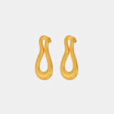 Titanium Steel Geometric Shape Earrings - Trendsi - Flyclothing LLC