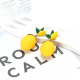 Lemon Fruit Drop Earrings - Trendsi - Flyclothing LLC