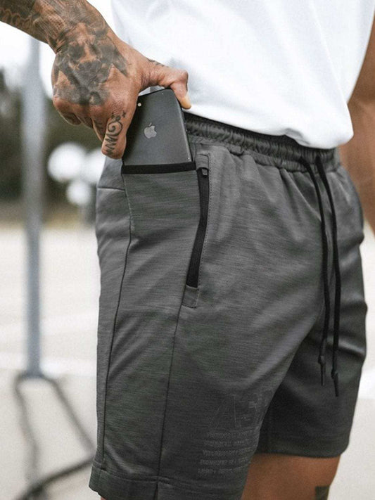 Men's Drawstring Active Shorts with Pockets - Trendsi - Flyclothing LLC