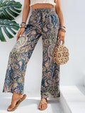Printed Wide Leg Pants - Trendsi - Flyclothing LLC