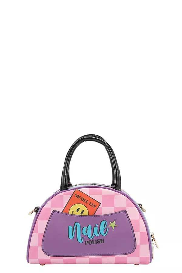 Nicole Lee USA Nail Polish Mini Dome Handbag - Trendsi - Flyclothing LLC