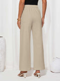 High Waist Wide Leg Pants - Trendsi - Flyclothing LLC