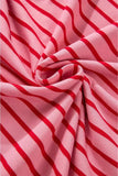 Pocketed Striped Half Sleeve Tee Dress - Trendsi - Flyclothing LLC