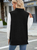 Cable Knit V-Neck Sweater Vest - Trendsi - Flyclothing LLC