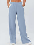 Side Striped Wide Leg Pants - Trendsi - Flyclothing LLC