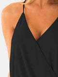 Full Size Surplice Spaghetti Strap Top - Trendsi - Flyclothing LLC