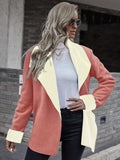 Open Front Long Sleeve Jacket - Trendsi - Flyclothing LLC
