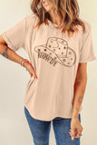 Hat Graphic Round Neck Short Sleeve T-Shirt - Trendsi - Flyclothing LLC