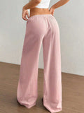 Wide Leg Drawstring Casual Pants - Trendsi - Flyclothing LLC