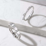 925 Sterling Silver Zircon Minimalist Ring - Trendsi - Flyclothing LLC