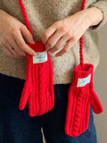 Cable Knit Warm Gloves - Trendsi - Flyclothing LLC