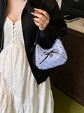 Printed Bow Shoulder Bag - Trendsi - Flyclothing LLC