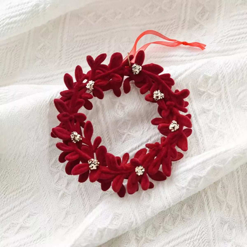 Christmas Velvet Hanging Ornament - Trendsi - Flyclothing LLC