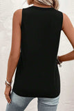 Pocketed V-Neck Wide Strap Tank - Trendsi - Flyclothing LLC