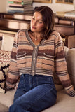 SO ME Textured Variegated Multi Color Cardigan - Trendsi - Flyclothing LLC