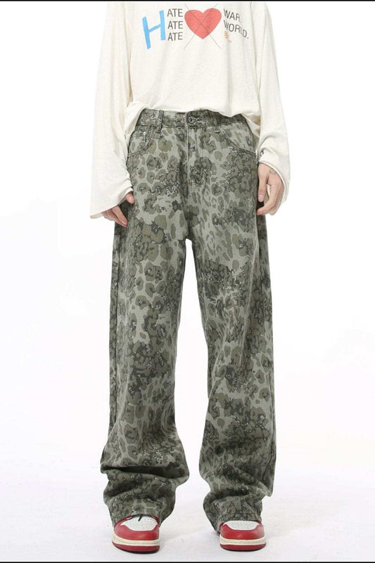 Camouflage Jeans with Pockets - Trendsi - Flyclothing LLC