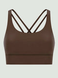Crisscross Scoop Neck Active Tank - Trendsi - Flyclothing LLC