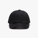 Tied Bow Cotton Baseball Cap - Trendsi - Flyclothing LLC