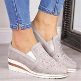 Rhinestone Wedge Slip-Ons - Trendsi - Flyclothing LLC