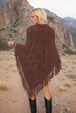 Tassel Hem Knit Cover Up - Trendsi - Flyclothing LLC