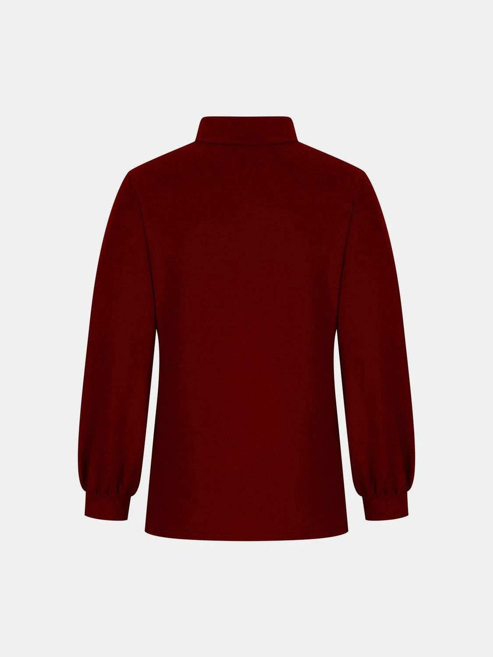 Full Size Mock Neck Long Sleeve T-Shirt - Trendsi - Flyclothing LLC