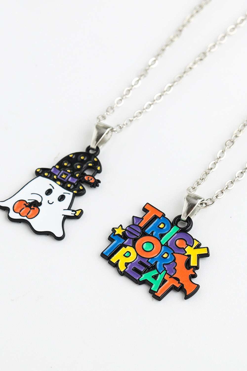 Two-Piece Halloween Theme Necklace Set - Trendsi - Flyclothing LLC