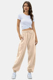 Elastic Waist Joggers with Pockets - Trendsi - Flyclothing LLC