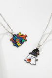 Two-Piece Halloween Theme Necklace Set - Trendsi - Flyclothing LLC