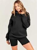 Dropped Shoulder Long Sleeve Hoodie - Trendsi - Flyclothing LLC
