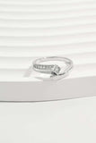 925 Sterling Silver Inlaid Zircon Ring - Trendsi - Flyclothing LLC