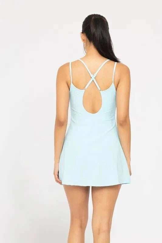 MONO B Adjustable Active A-line Dress - Trendsi - Flyclothing LLC