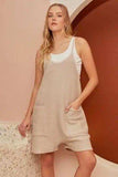 Mittoshop Scoop Neck Spaghetti Strap Overalls with Pockets - Trendsi - Flyclothing LLC