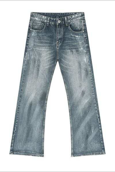 Cat's Whiskers Jeans with Pockets - Trendsi - Flyclothing LLC