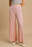 Umgee Elastic Waist Wide Leg Knit Pants - Trendsi - Flyclothing LLC