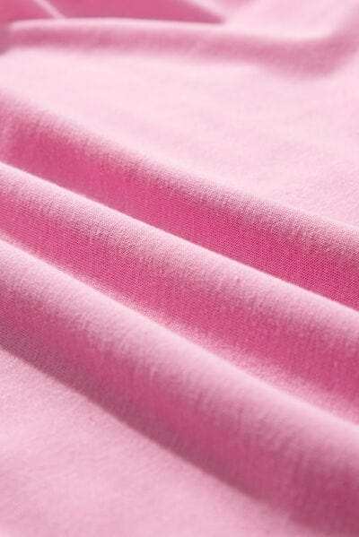 Half Zip Puff Sleeve Top and Ruffled Shorts Set - Trendsi - Flyclothing LLC