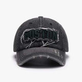 Letter Adjustable Cotton Baseball Cap - Trendsi - Flyclothing LLC