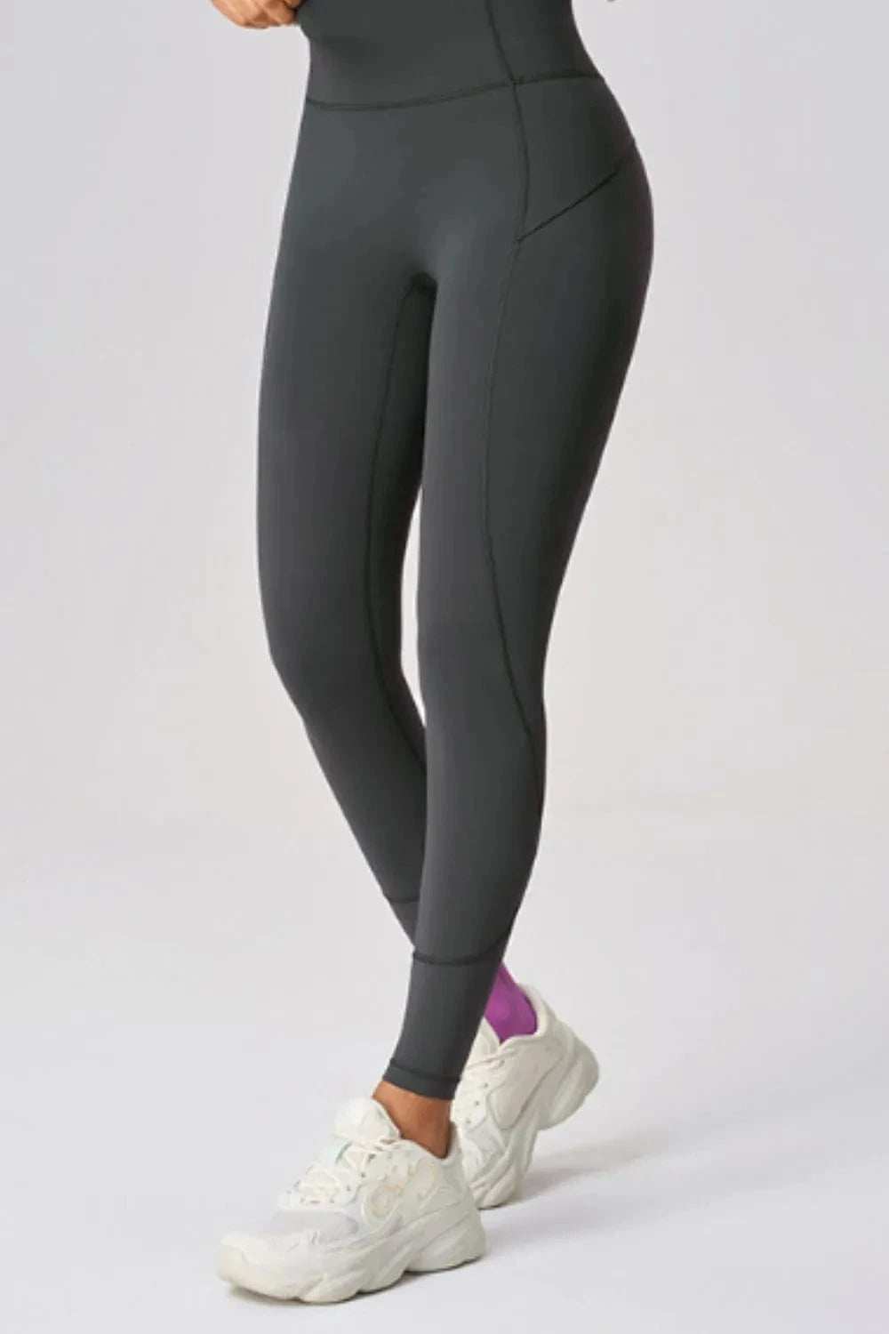 High Waist Active Leggings - Trendsi - Flyclothing LLC
