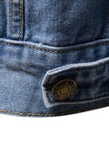 Men's Button Down Long Sleeve Denim Jacket - Trendsi - Flyclothing LLC