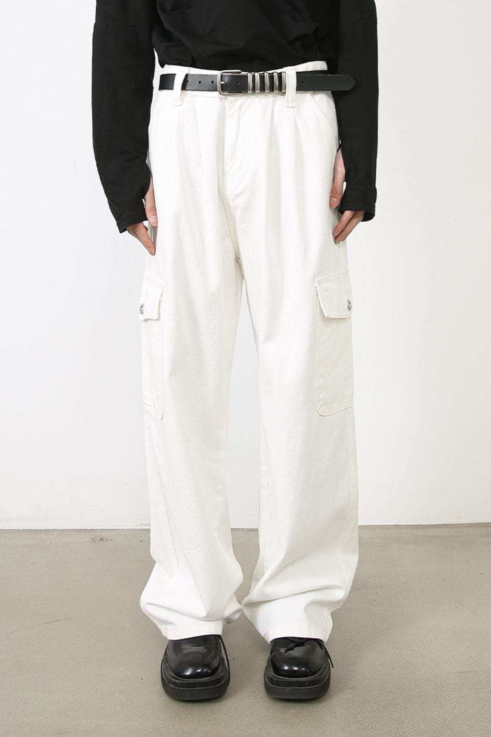 Men's Loose Fit Cargo Jeans - Trendsi - Flyclothing LLC