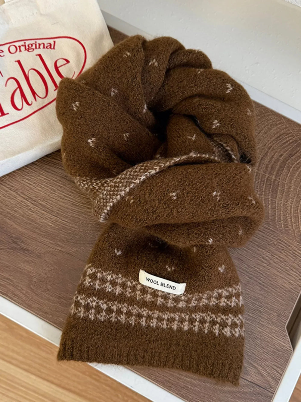 Winter Warm Knitted Scarf - Trendsi - Flyclothing LLC