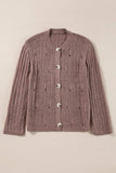 Button Up Long Sleeve Cardigan - Trendsi - Flyclothing LLC