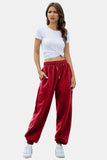 Elastic Waist Joggers with Pockets - Trendsi - Flyclothing LLC