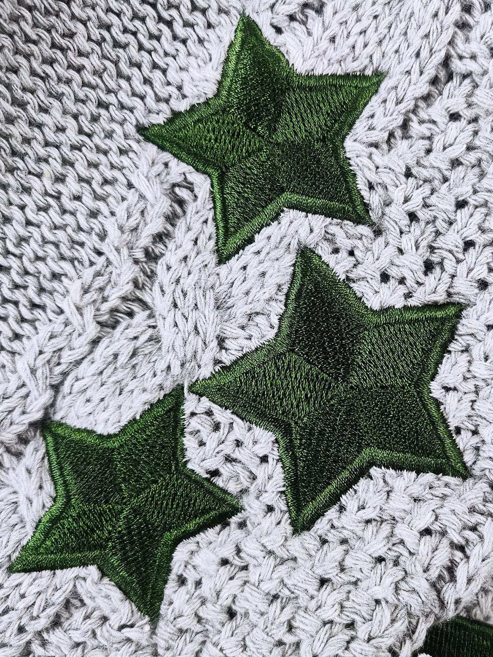 Star Embroidered V-Neck Long Sleeve Cardigan - Trendsi - Flyclothing LLC