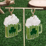 Lucky Clover Dangle Earrings - Trendsi - Flyclothing LLC