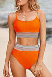 Scoop Neck Spaghetti Strap Bikini Set - Trendsi - Flyclothing LLC