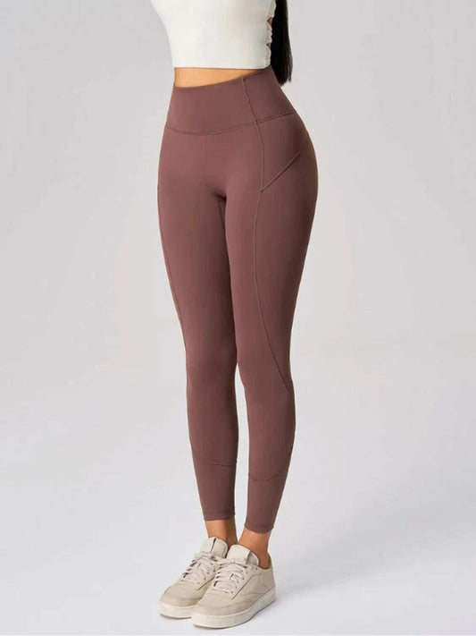 High Waist Active Leggings - Trendsi - Flyclothing LLC