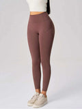 High Waist Active Leggings - Trendsi - Flyclothing LLC