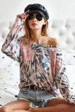 BiBi Tie Dye Terry Knit Terry Top - Trendsi - Flyclothing LLC