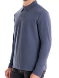 Men's Collared Neck Long Sleeve Polo - Trendsi - Flyclothing LLC